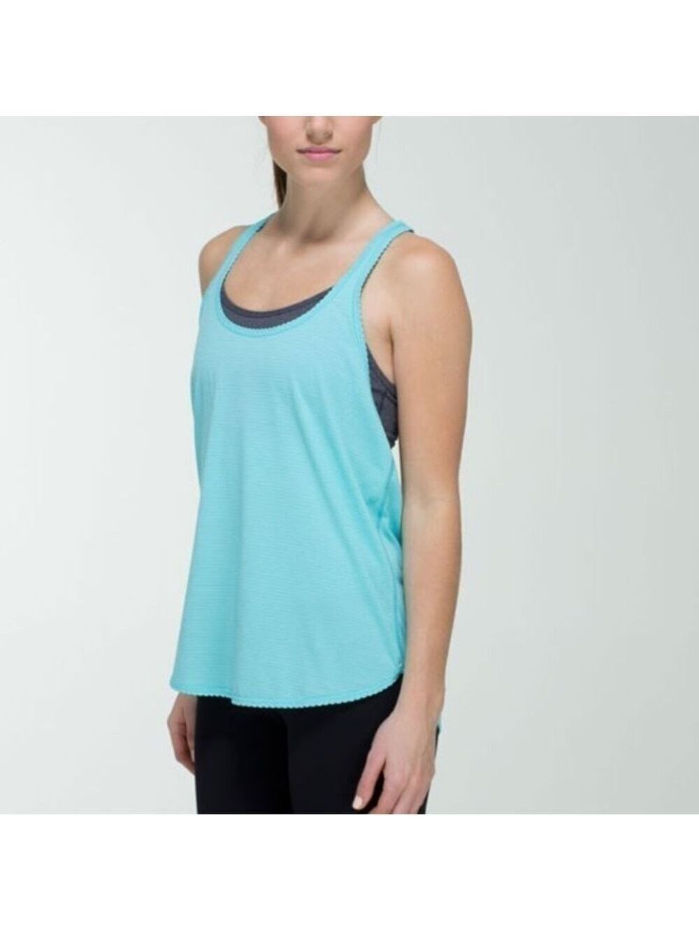 Lululemon Singlet tank flowy long loose fit racerback size 6 Medium